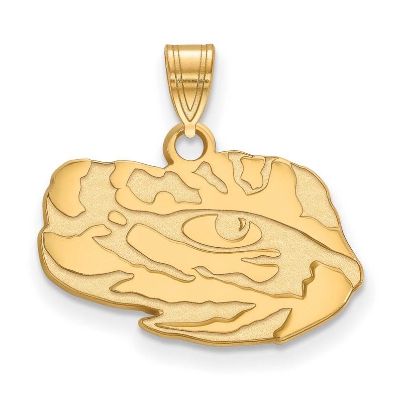 10k Yellow Gold Louisiana State Small Mascot Pendant